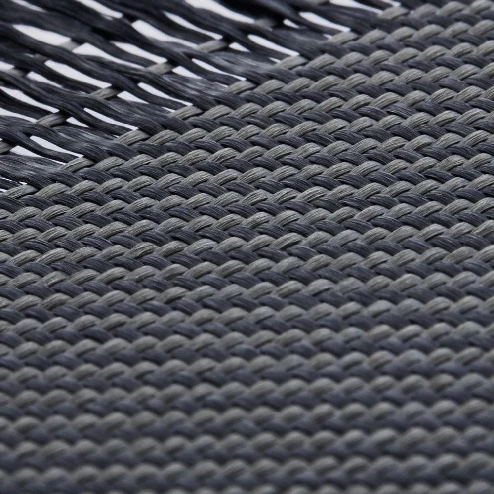 iPhone 16 Pro Kılıf Magsafe Şarj Özellikli Aramid Fiber Pitaka Military-Grade Classic Serisi Black-Grey Twill Kılıf Siyah