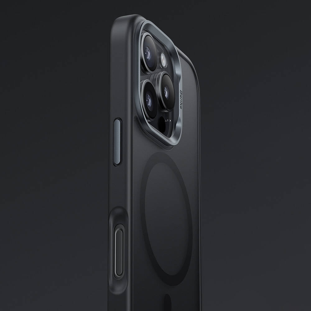 iPhone 16 Pro Max Kılıf Magsafe Şarj Özellikli Benks Mist Protective Kılıf Gri