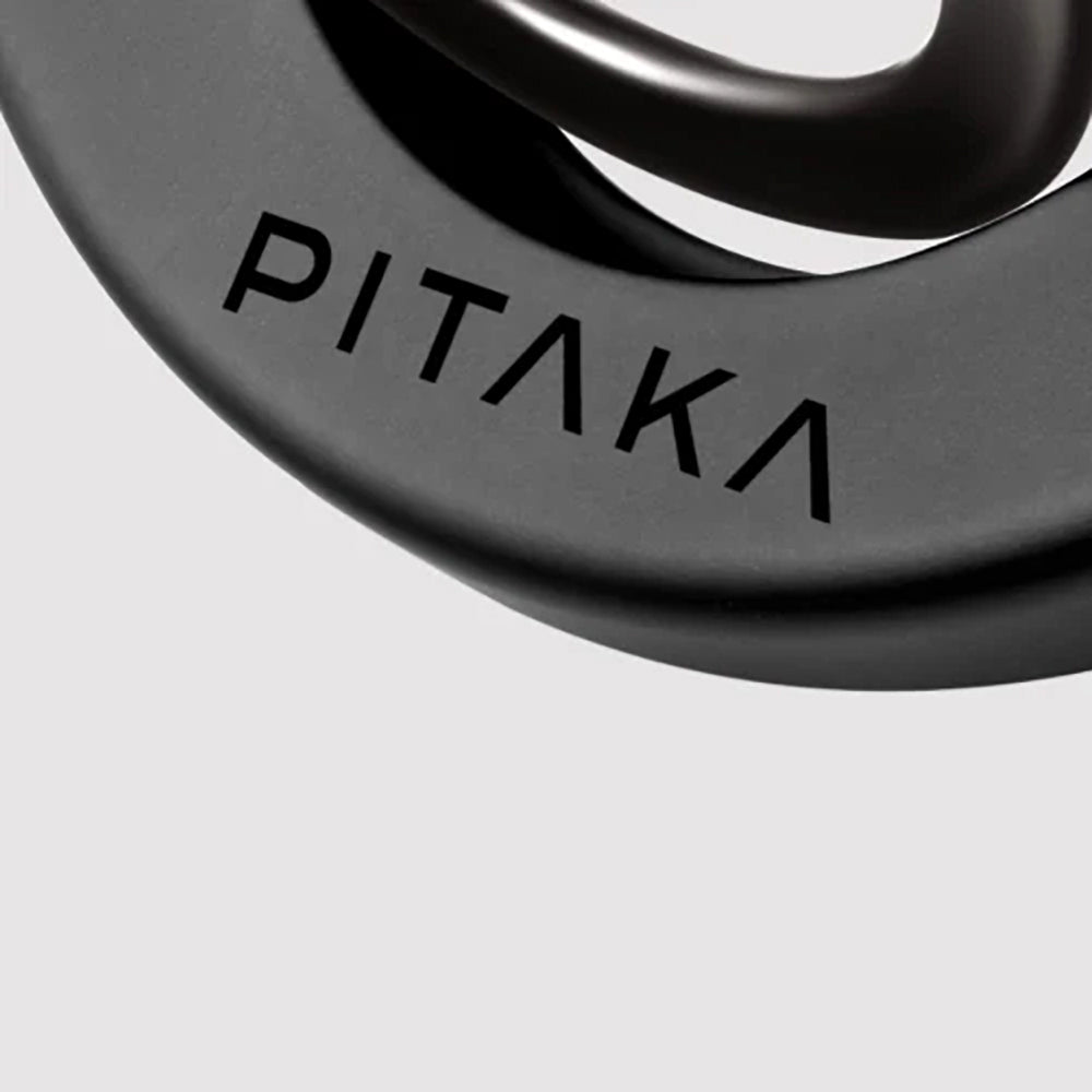 iPhone 16 Pro Kılıf Magsafe Şarj Özellikli Grip 3 Standlı Aramid Fiber Pitaka Military Grade Classic Serisi Black-Grey Twill Kılıf Siyah-Gri