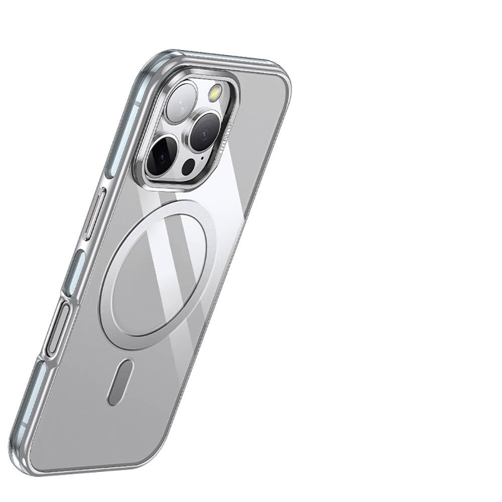 iPhone 16 Pro Kılıf Magsafe Şarj Özellikli Wlons Standlı Efsane Kılıf Siyah