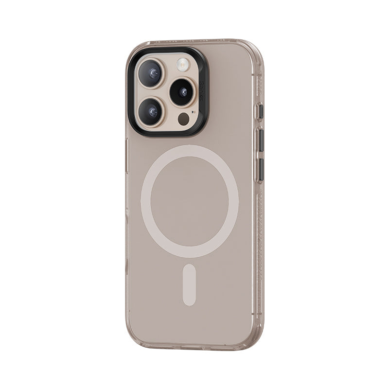 iPhone 16 Pro Kılıf Magsafe Şarj Özellikli Yeni Seri Benks Lucid Armor Kılıf Gold