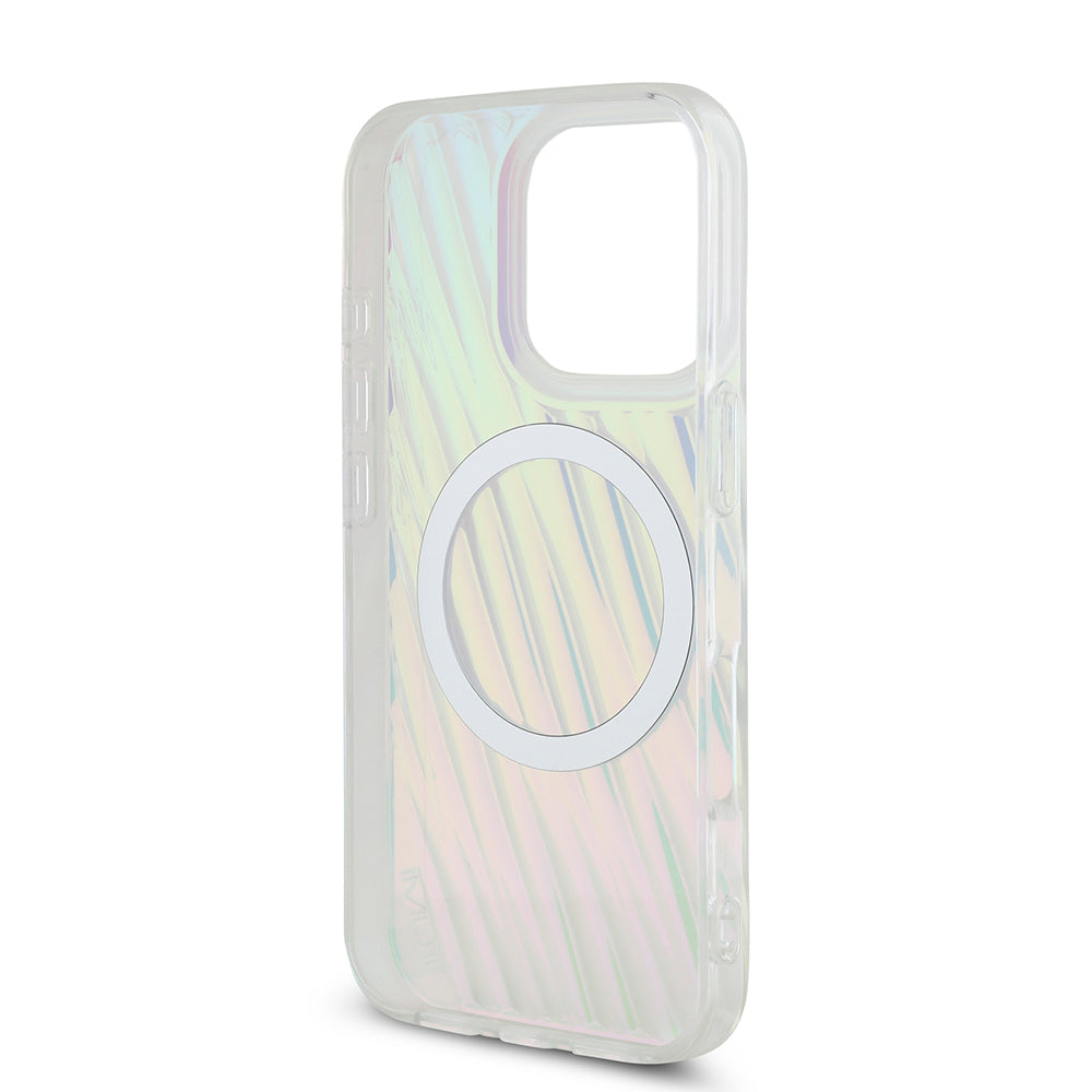 iPhone 16 Pro Kılıf TUMI Orjinal Lisanslı Magsafe Şarj Özellikli Transparan Kılıf Colorful