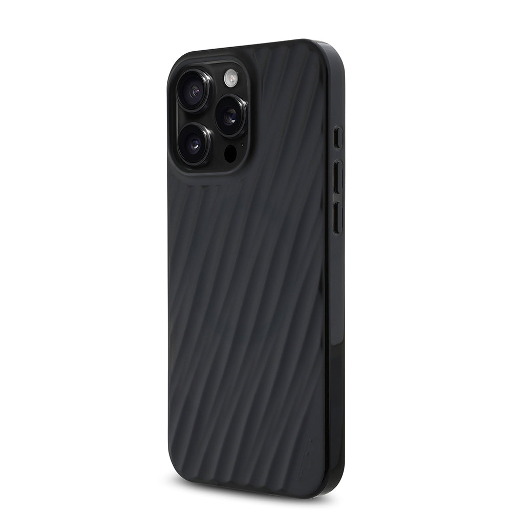 iPhone 16 Pro Kılıf TUMI Orjinal Lisanslı Magsafe Şarj Özellikli Transparan Kılıf Siyah