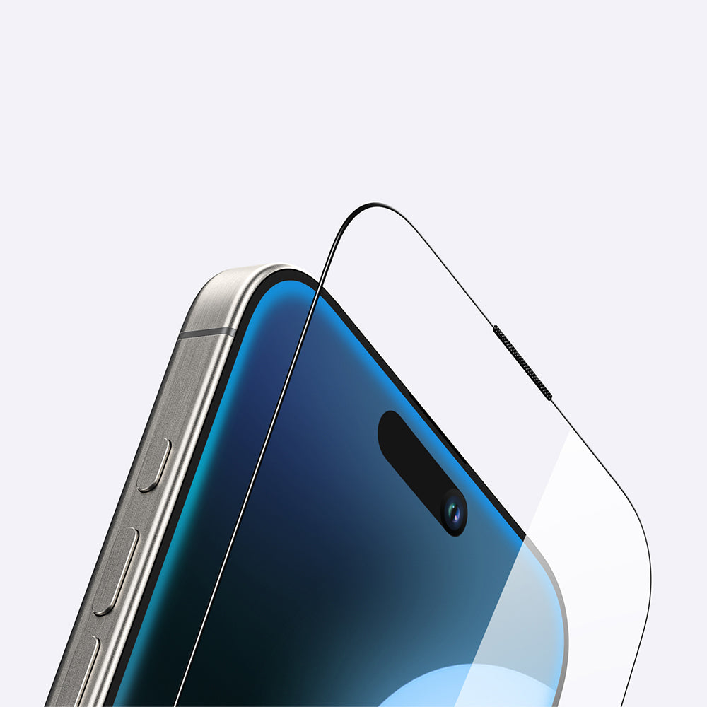 Apple iPhone 16 Pro Max Amazingthing Titan Parmak İzi Bırakmayan Temperli Cam Ekran Koruyucu Siyah