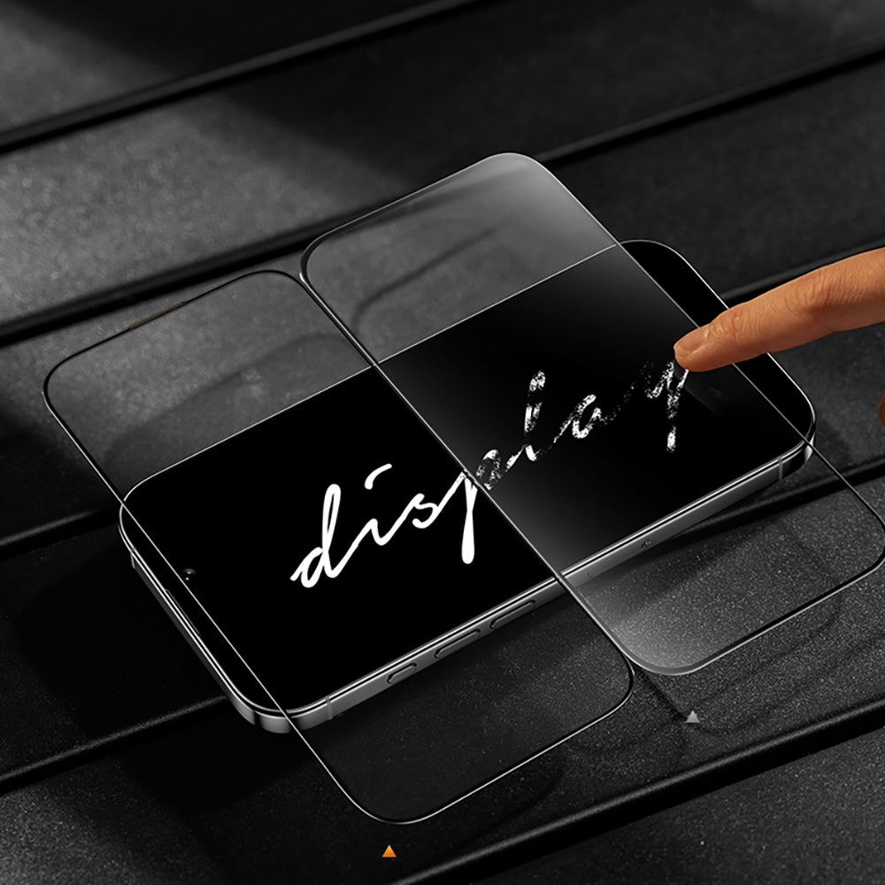 Apple iPhone 16 Pro Max Benks Glass Warrior HD 0.3mm Ultra İnce 0.9mm Kenarları Güçlendirilmiş Cam Ekran Koruyucu + Kolay Uygulama Aparatlı