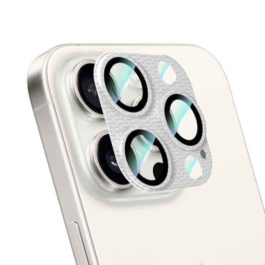 Apple iPhone 16 Pro Max CaseWorld Karbon Fiber Serisi Anti Reflective Ultra Clear Full Kamera Lens Koruyucu