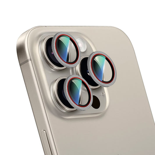 Apple iPhone 16 Pro Max CaseWorld Karbon Fiber Serisi Anti Reflective Ultra Clear Kamera Lens Koruyucu