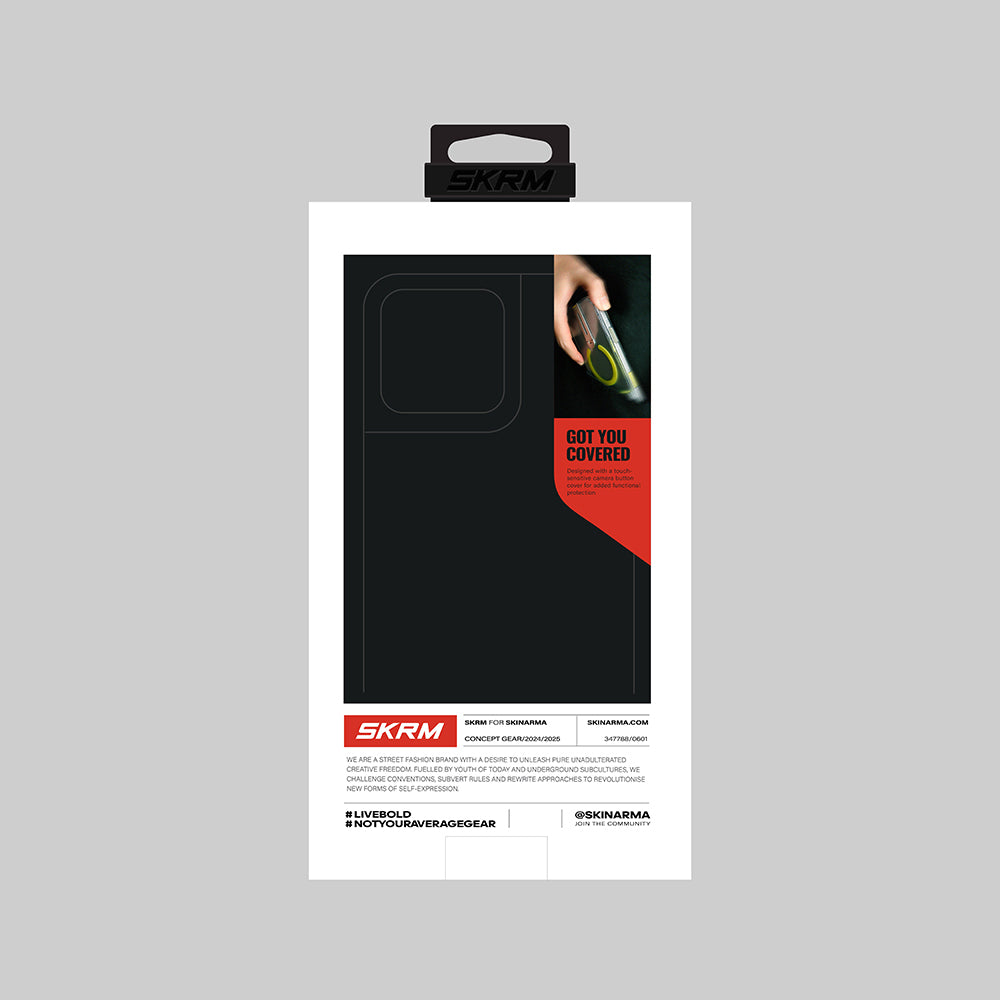 Apple iPhone 16 Pro Max Kılıf M-safe Şarj Özellikli 360 Derece Dönebilen Standlı Skinarma Helix Kapak Siyah