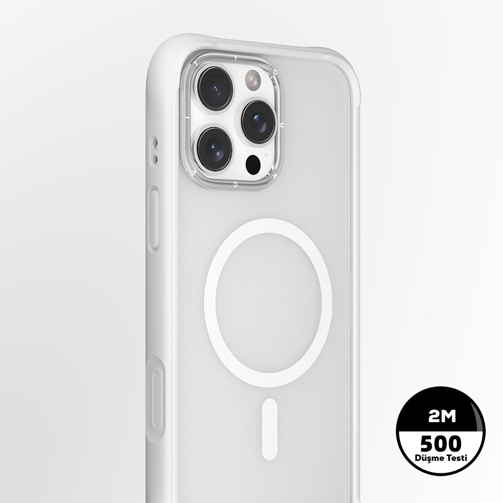 Apple iPhone 16 Pro Max Kılıf M-safe Şarj Özellikli Airbagli Youngkit Dynamic 2 Serisi Kapak Pembe
