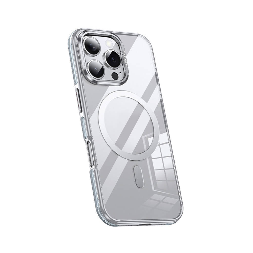 iPhone 16 Pro Max Kılıf Magsafe Şarj Özellikli Wlons Standlı Efsane Kılıf Siyah