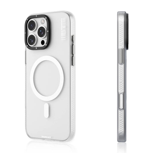 Apple iPhone 16 Pro Max Kılıf M-safe Şarj Özellikli Youngkit Hidden Sand Serisi Kapak