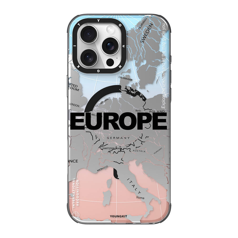 Apple iPhone 16 Pro Max Kılıf M-safe Şarj Özellikli Youngkit Universal Serisi Kapak