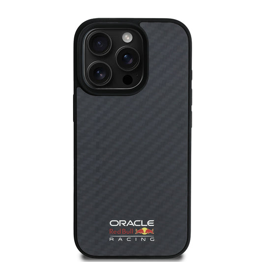 Apple iPhone 16 Pro Max Kılıf Redbull Orjinal Lisanslı M-safe Şarj Özellikli Karbon Fiber Tasarımlı Parlayan Logolu Kapak