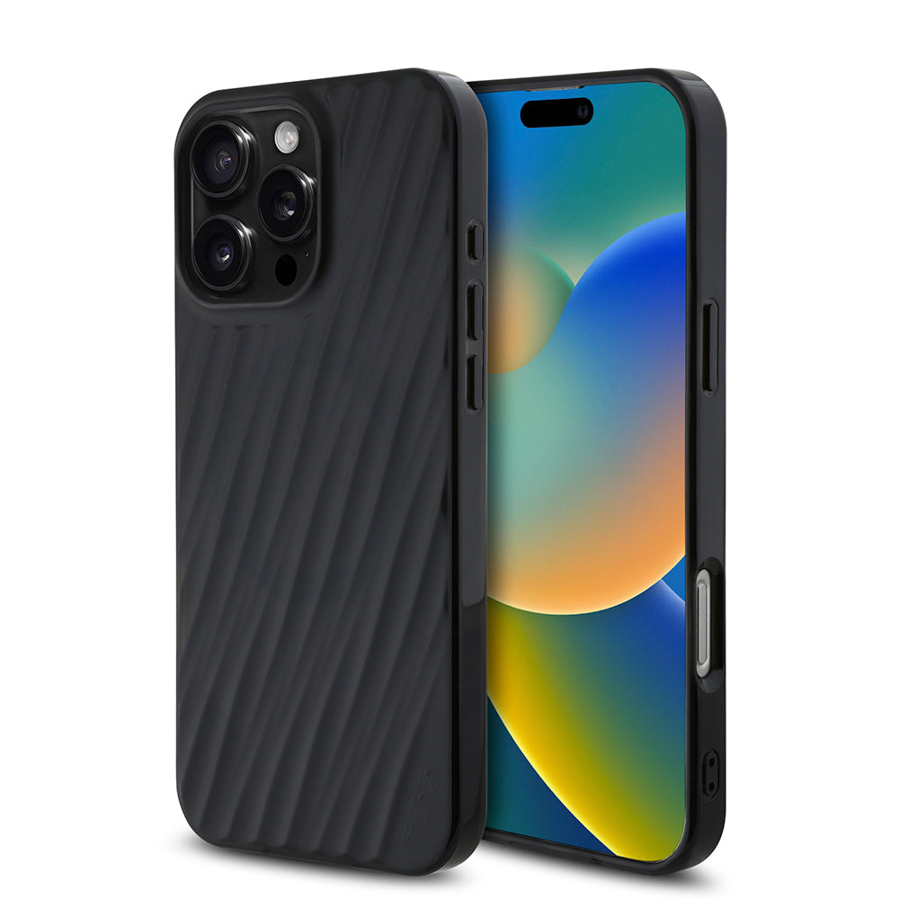 iPhone 16 Pro Max Kılıf TUMI Orjinal Lisanslı Magsafe Şarj Özellikli Transparan Kılıf Siyah