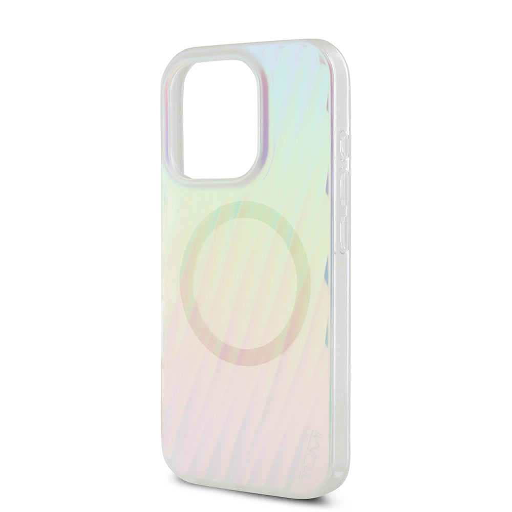 iPhone 16 Pro Max Kılıf TUMI Orjinal Lisanslı Magsafe Şarj Özellikli Transparan Kılıf Colorful