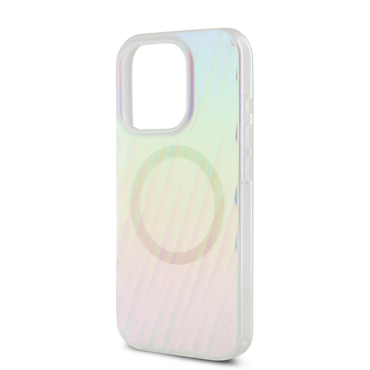 iPhone 16 Pro Max Kılıf TUMI Orjinal Lisanslı Magsafe Şarj Özellikli Transparan Kılıf Colorful