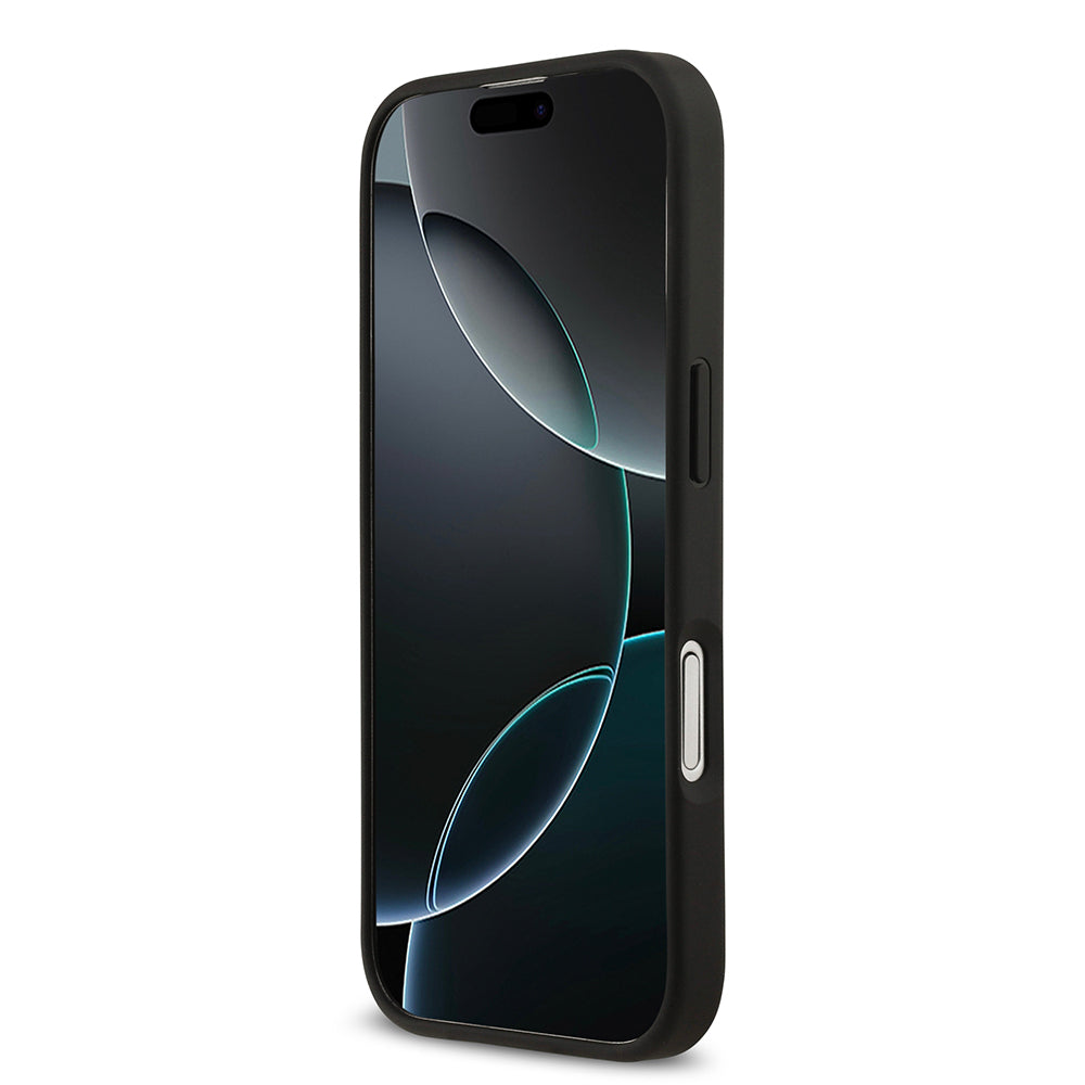 Apple iPhone 17 Kılıf Lacoste Orjinal Lisanslı M-safe Şarj Özellikli PU Deri Tasarımlı Karışık Monogram Desenli Kapak  Bej