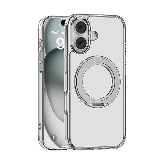 Apple iPhone 17 Kılıf M-safe Şarj Özellikli Standlı Airbag Tasarımlı Mutural Fresh Serisi Kapak Şeffaf