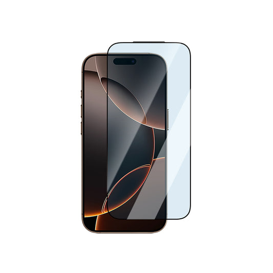 Apple iPhone 17 Pro CaseWorld Applicator Serisi 2.5D Eyesafe Mavi Işık Teknolojili 0.33mm Temperli Cam Ekran Koruyucu + Uygulama Aparatı
