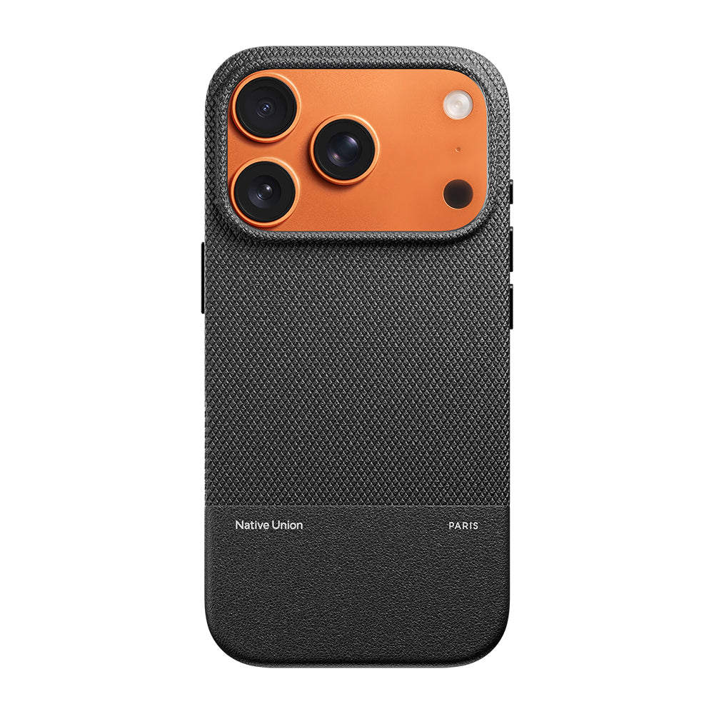 Apple iPhone 17 Pro Kılıf M-safe Şarj Özellikli Deri Dokulu Native Union RE Classic Serisi Kapak