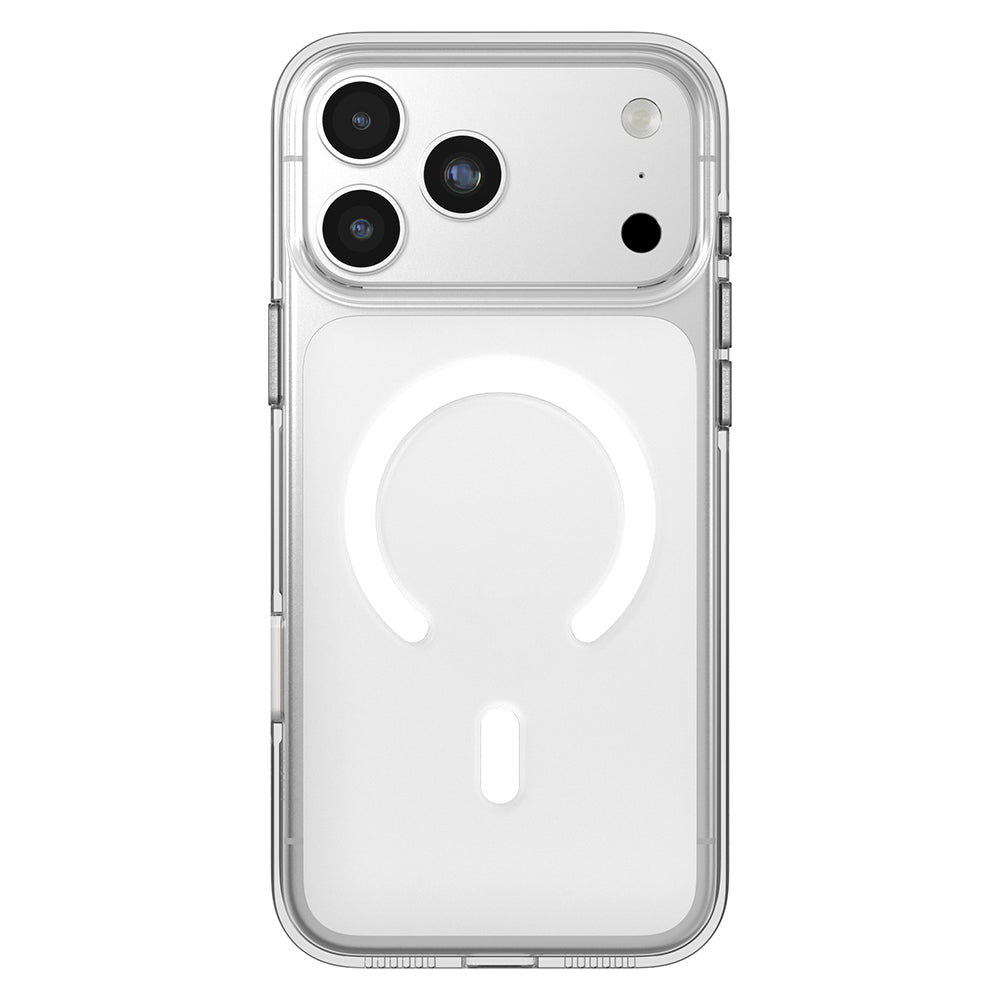 Apple iPhone 17 Pro Kılıf M-safe Şarj Özellikli O-Ring Şeffaf Kajsa Trans Shield Serisi Kapak