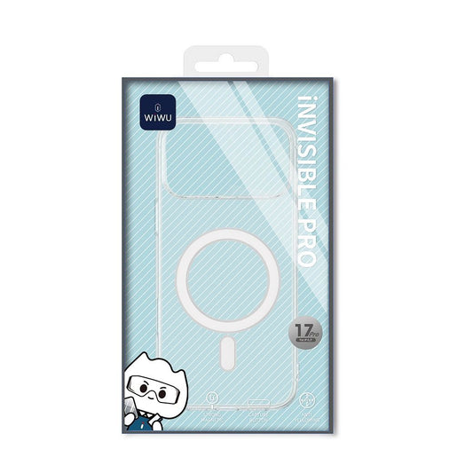 Apple iPhone 17 Pro Kılıf M-safe Şarj Özellikli Wiwu YXK-207 Invisible Pro Sert PC Kapak