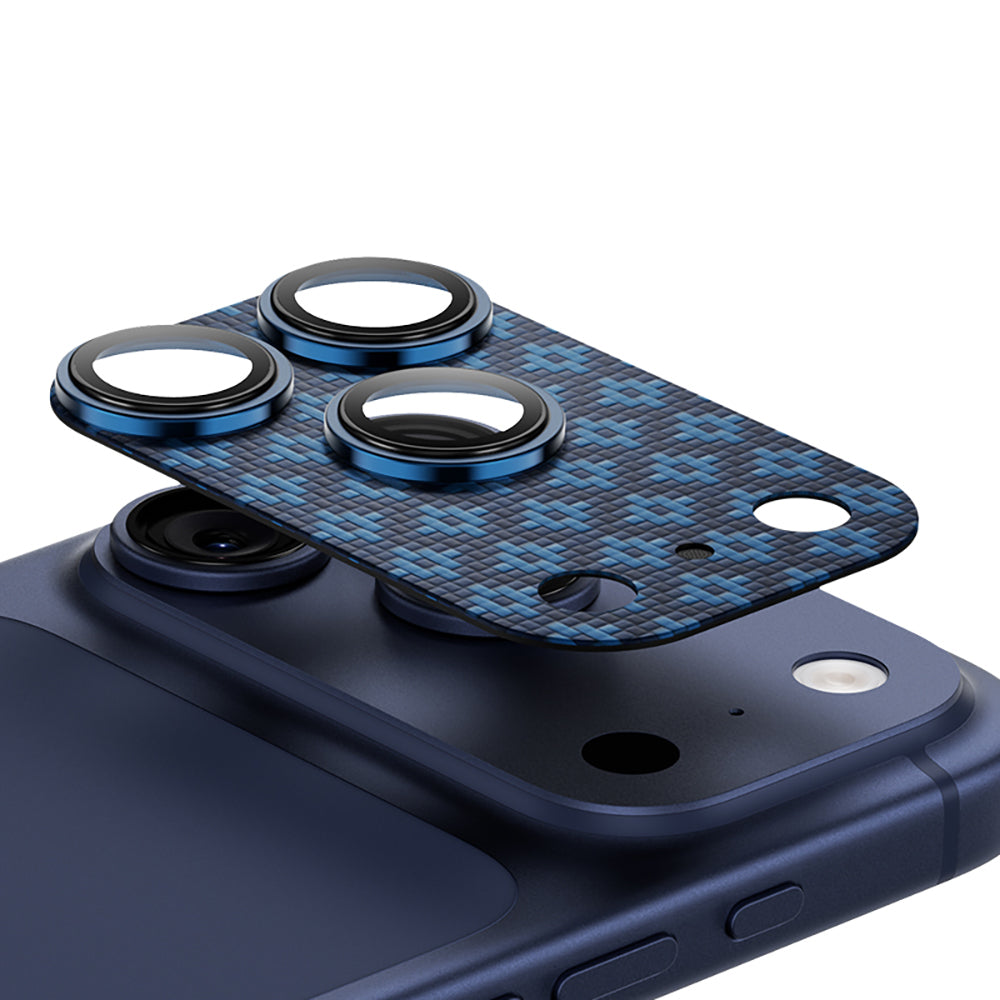 Apple iPhone 17 Pro Max Benks ArmorWarrior ArmorGrid Serisi Kevlar Kamera Lens Koruyucu