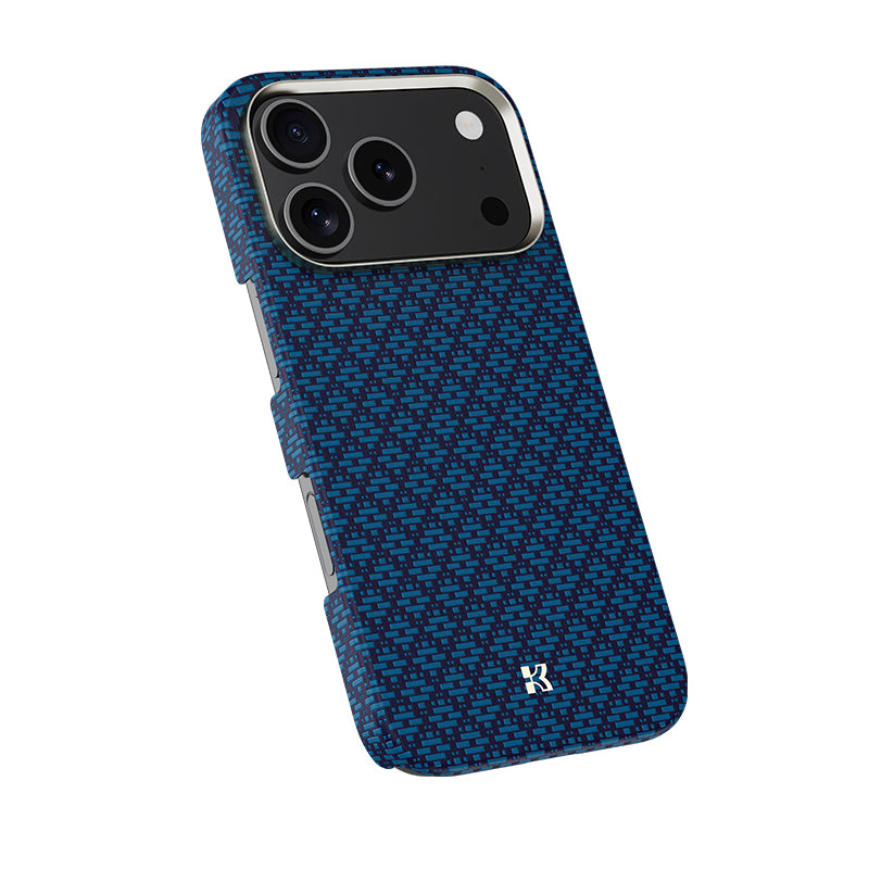 Apple iPhone 17 Pro Max Kılıf M-Safe Şarj Özellikli Benks ArmorAir ArmorGrid Serisi Kevlar Kapak Gold