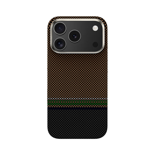 Apple iPhone 17 Pro Max Kılıf M-safe Şarj Özellikli Karbon Fiber Tasarımlı Benks Prestige ArmorPro Kevlar Kapak