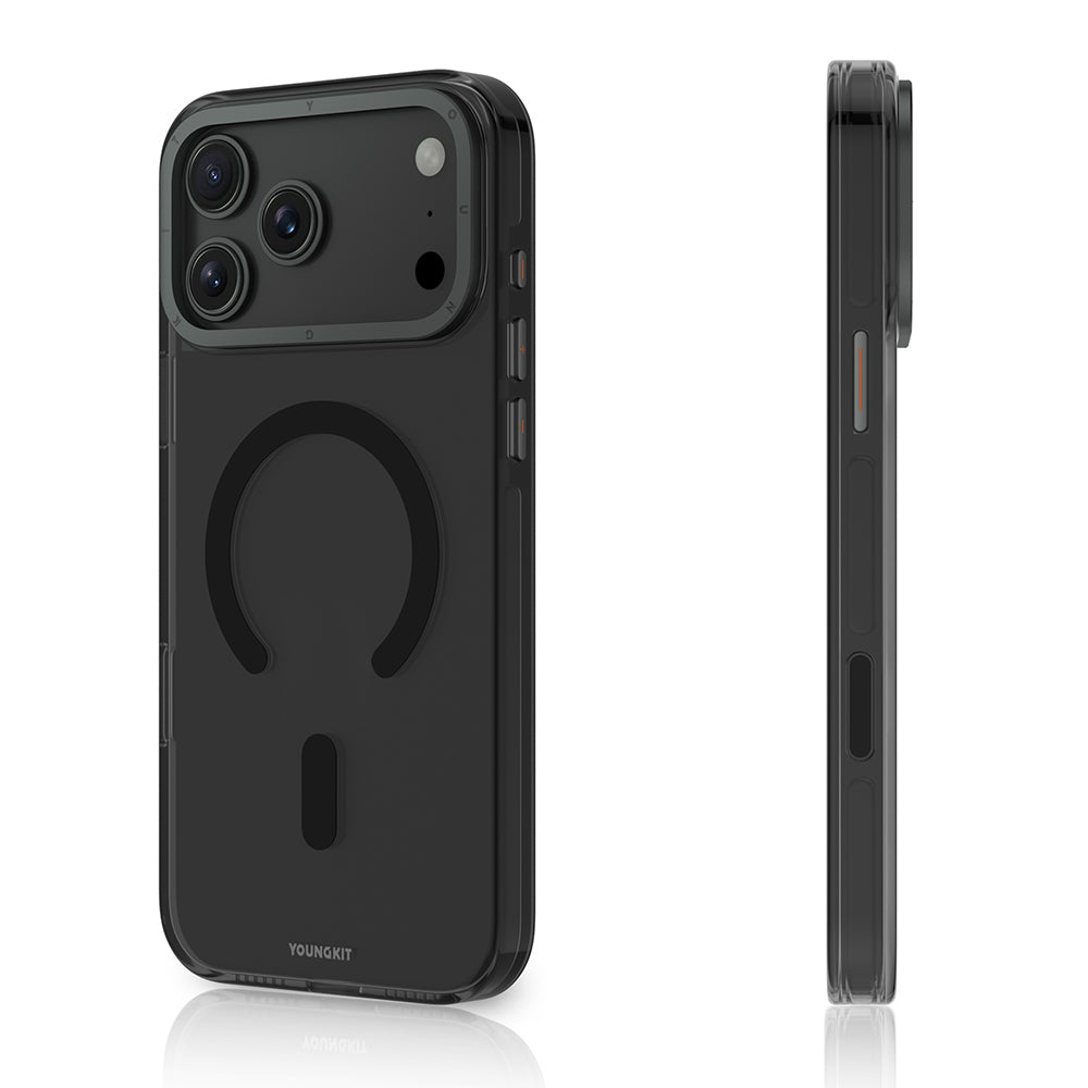 Apple iPhone 17 Pro Max Kılıf M-safe Şarj Özellikli Şeffaf Youngkit Crystal Shield Serisi Kapak Şeffaf