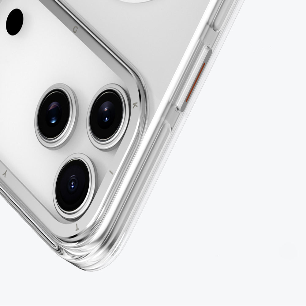 Apple iPhone 17 Pro Max Kılıf M-safe Şarj Özellikli Şeffaf Youngkit Crystal Shield Serisi Kapak Şeffaf