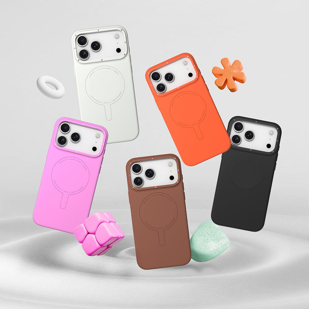 Apple iPhone 17 Pro Max Kılıf M-Safe Şarj Özellikli Youngkit Morandi Serisi Kapak Siyah