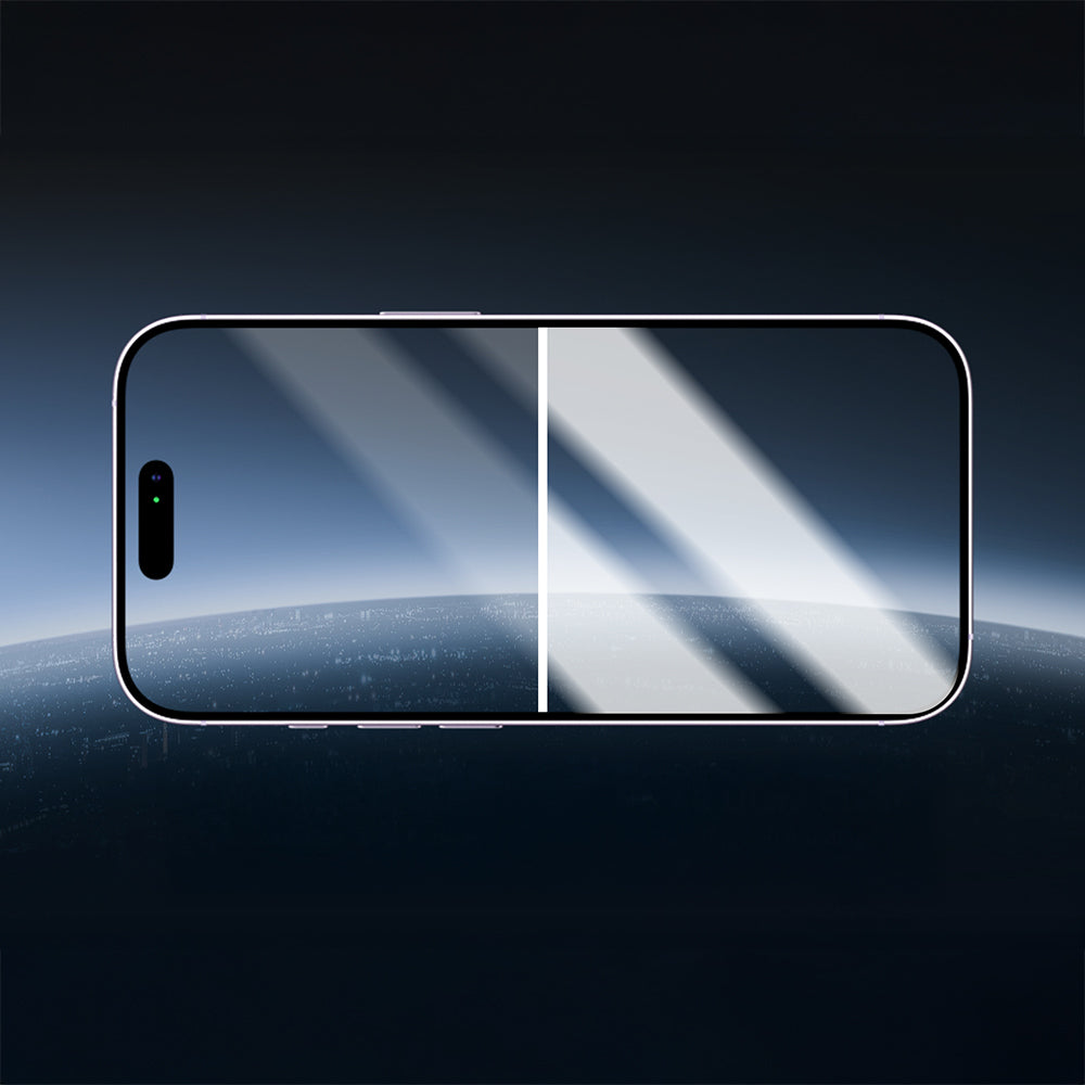 Apple iPhone 17 Youngkit 2.5D Anti Reflective Parmak İzi Bırakmayan Temperli Cam Ekran Koruyucu