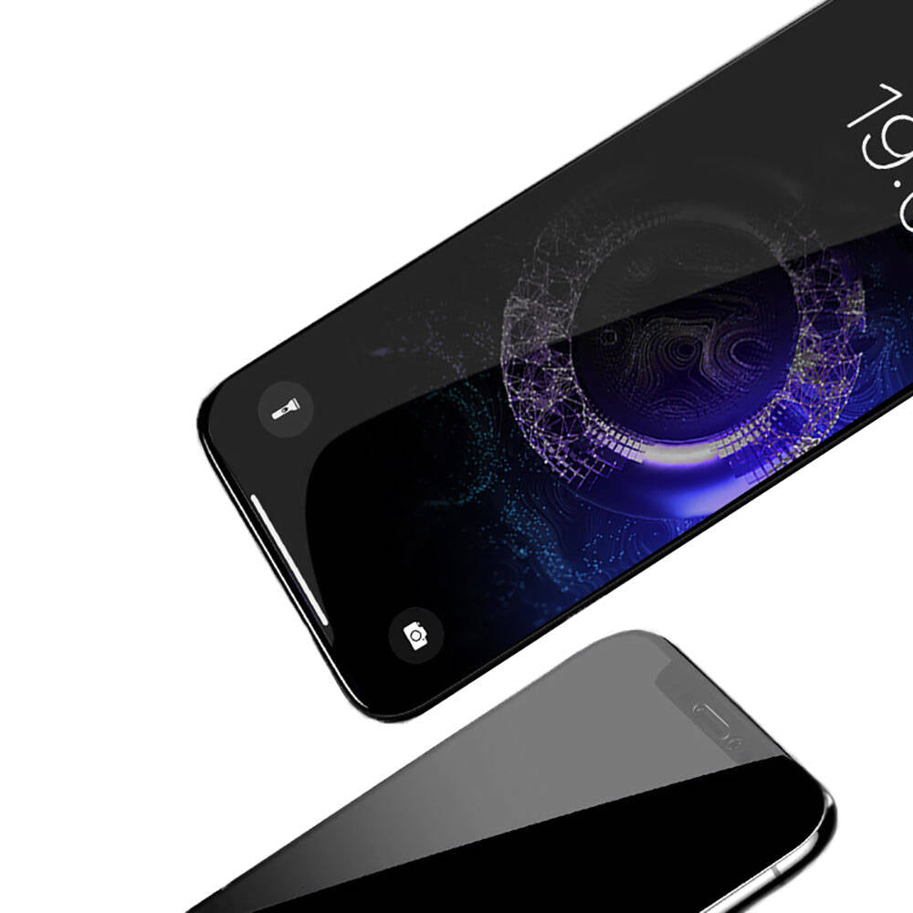 iPhone XR 6.1 Hidrofobik Ve Oleofobik Özellikli Benks Privacy Air Shield Ekran Koruyucu 10'lu Paket Şeffaf