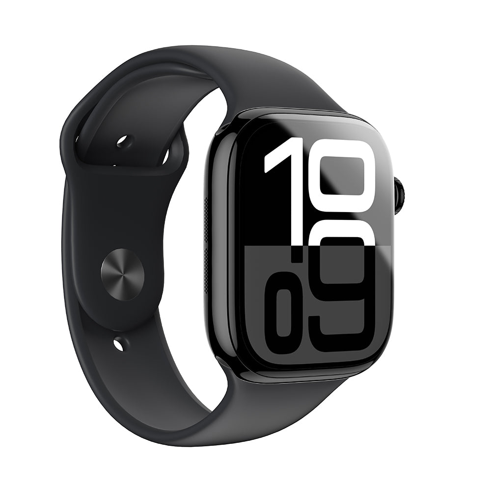 Apple Watch 10 42mm Amazingthing Radix Protective Parmak İzi Bırakmayan HD Ekran Koruyucu Film + Kolay Uygulama Aparatı Şeffaf