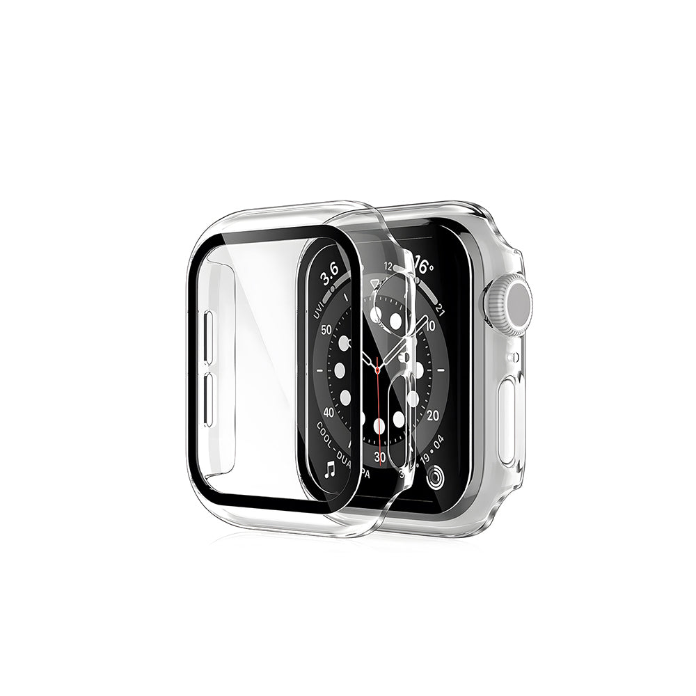 Apple Watch 10 42mm Wiwu JD-108 Kasa Koruyucu + HD Ekran Koruyucu Film Şeffaf