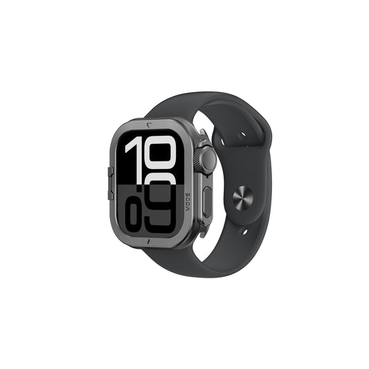 Apple Watch 10 46mm Amazingthing Premium Armor Fit FullGuard Metal Kasa ve Ekran Koruyucu