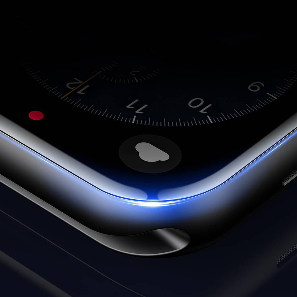 Watch 44mm Wiwu Wi-JD105 Easy Install PMMA Pet Ekran Koruyucu + Kolay Uygulama Aparatı Siyah