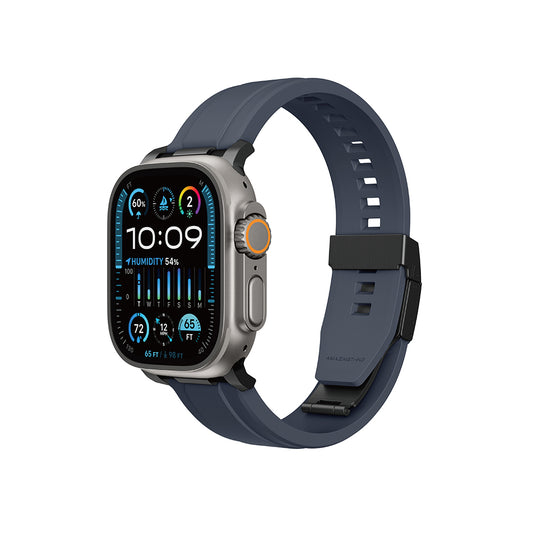 Apple Watch 7 45mm Amazingthing Titan Chrono Silikon Kordon