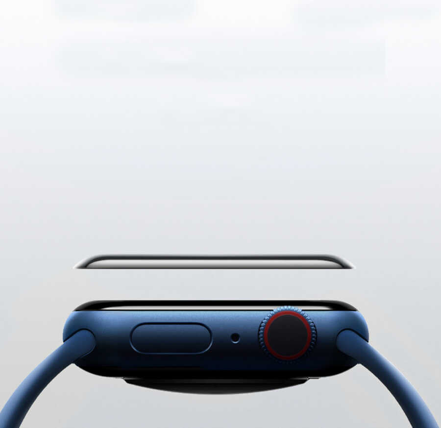 Watch Ultra 49mm Wiwu iVista Watch Ekran Koruyucu Siyah