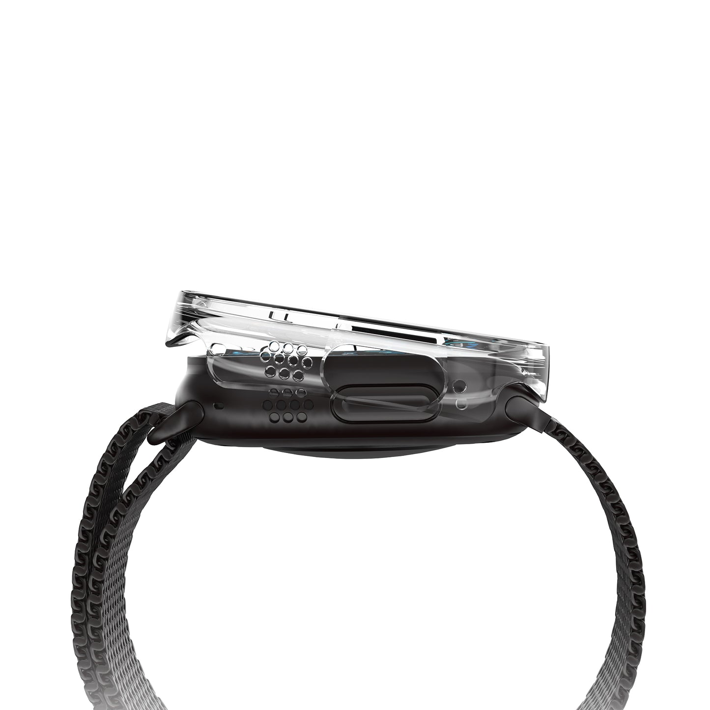 Apple Watch Ultra 49mm Wiwu JD-108 Kasa Koruyucu + HD Ekran Koruyucu Film Şeffaf