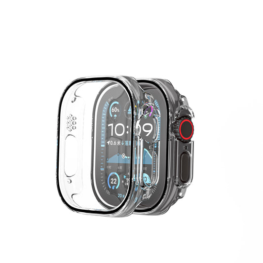Apple Watch Ultra 49mm Wiwu JD-108 Kasa Koruyucu + HD Ekran Koruyucu Film Şeffaf