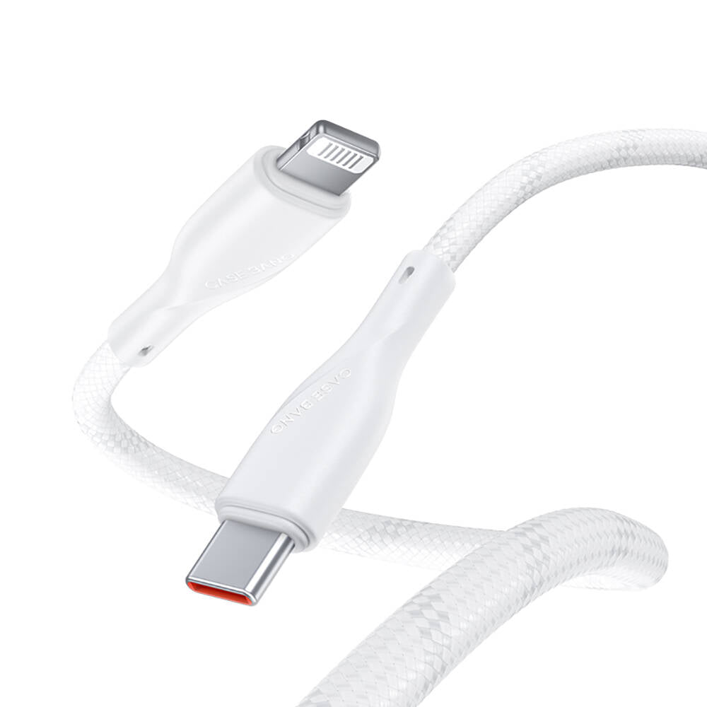 Casebang Type-C To Lightning Hızlı Şarj Özellikli Örgülü 27W PD Kablo 1m Siyah