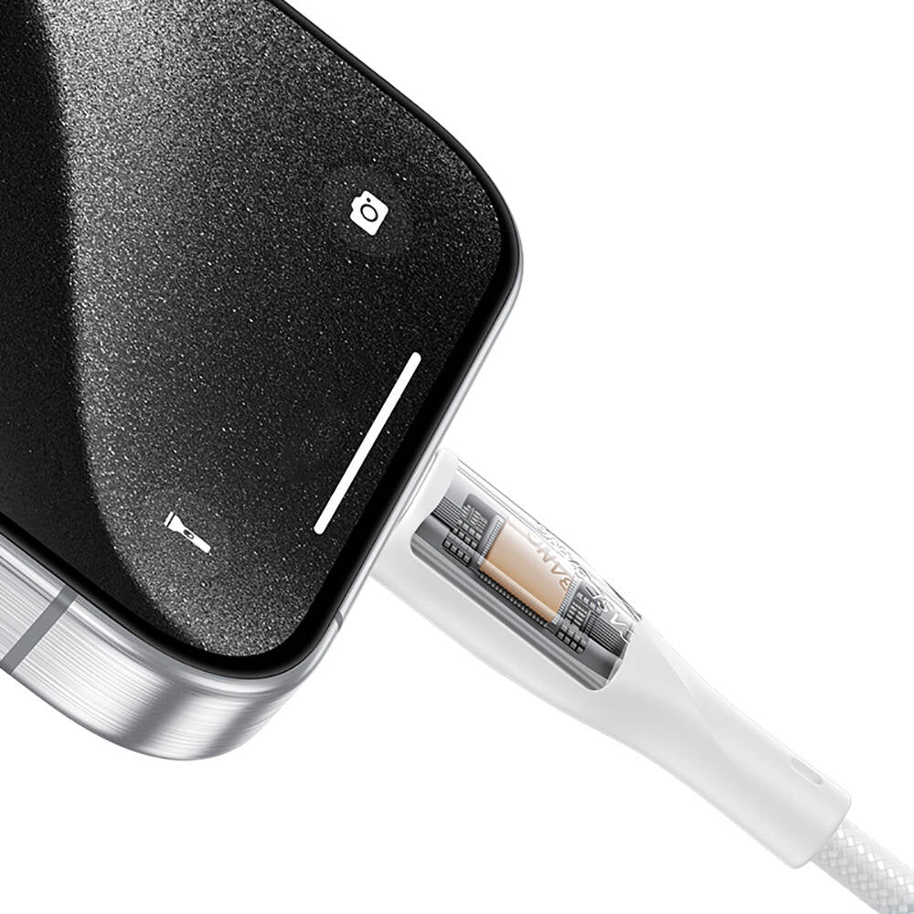 Casebang Type-C To Lightning Hızlı Şarj Özellikli Örgülü 27W PD Kablo 2m Siyah