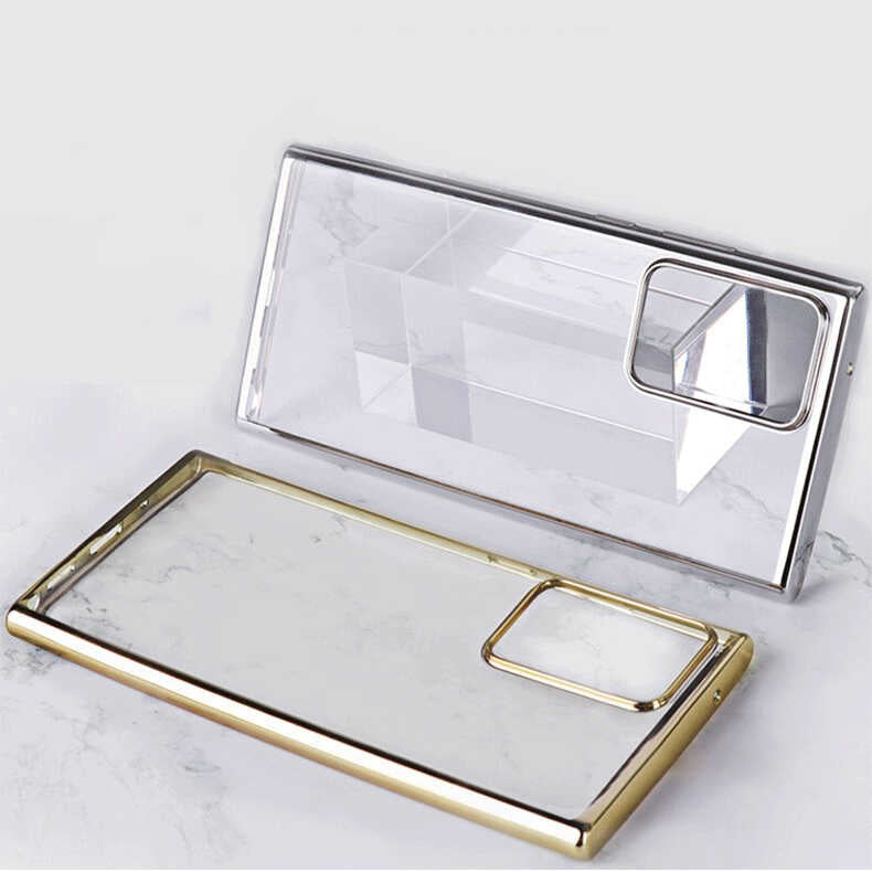 Galaxy Note 20 Ultra Benks Magic Glitz Ultra-Thin Transparent Protective Soft Kılıf Siyah