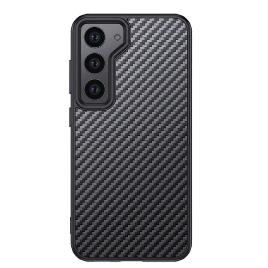 Galaxy S23 Kılıf Aramid Karbon Fiber Magsafe Özellikli Wlons Radison Kılıf Siyah