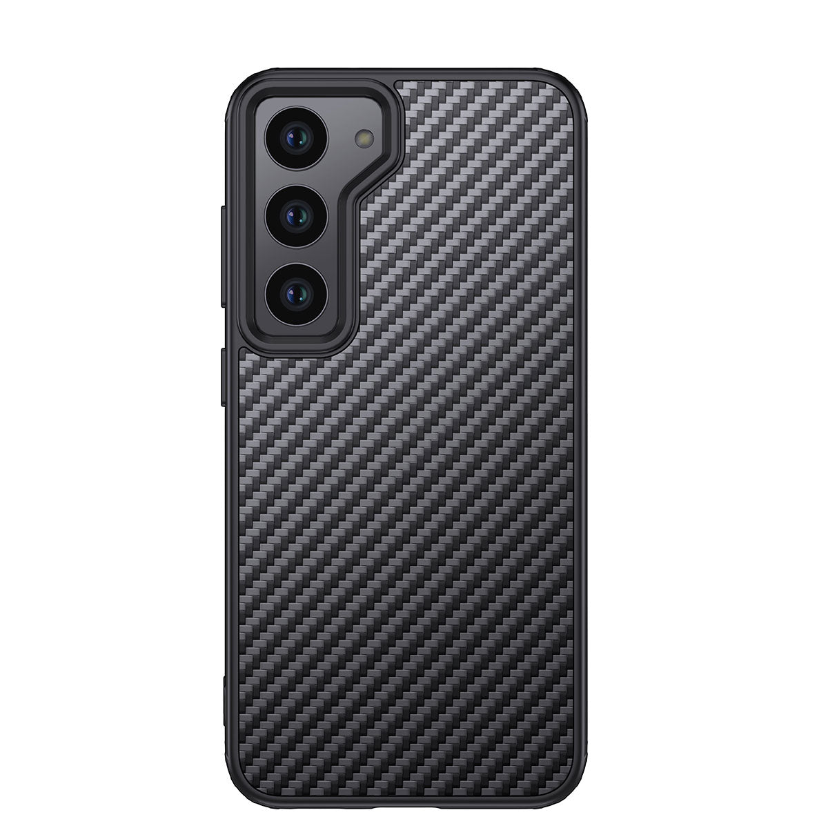 Galaxy S23 Kılıf Aramid Karbon Fiber Magsafe Özellikli Wlons Radison Kılıf Siyah