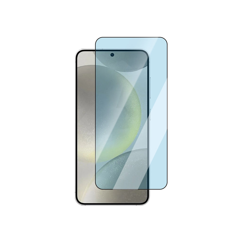 Galaxy S24 CaseWorld Applicator Serisi 2.5D Eyesafe Mavi Işık Teknolojili 0.25mm Temperli Cam Ekran Koruyucu+ Uygulama Aparatı Şeffaf