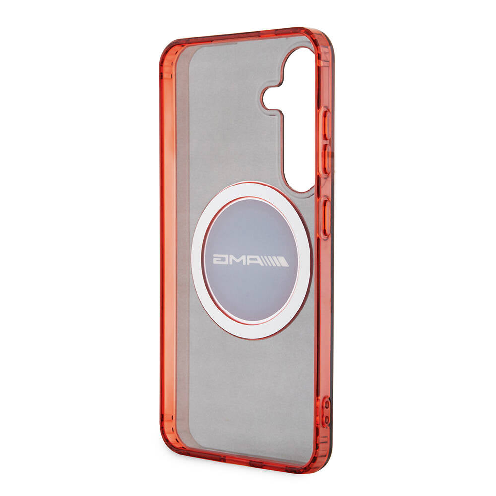 Galaxy S24 Kılıf AMG Orjinal Lisanslı Magsafe Şarj Özellikli Transparan Timeless Kılıf Siyah