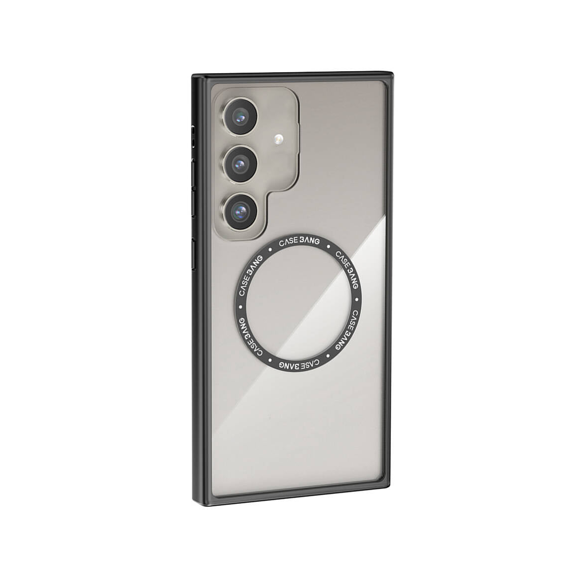 Galaxy S24 Kılıf M-safe Şarj Özellikli Casebang Body Frame Kapak